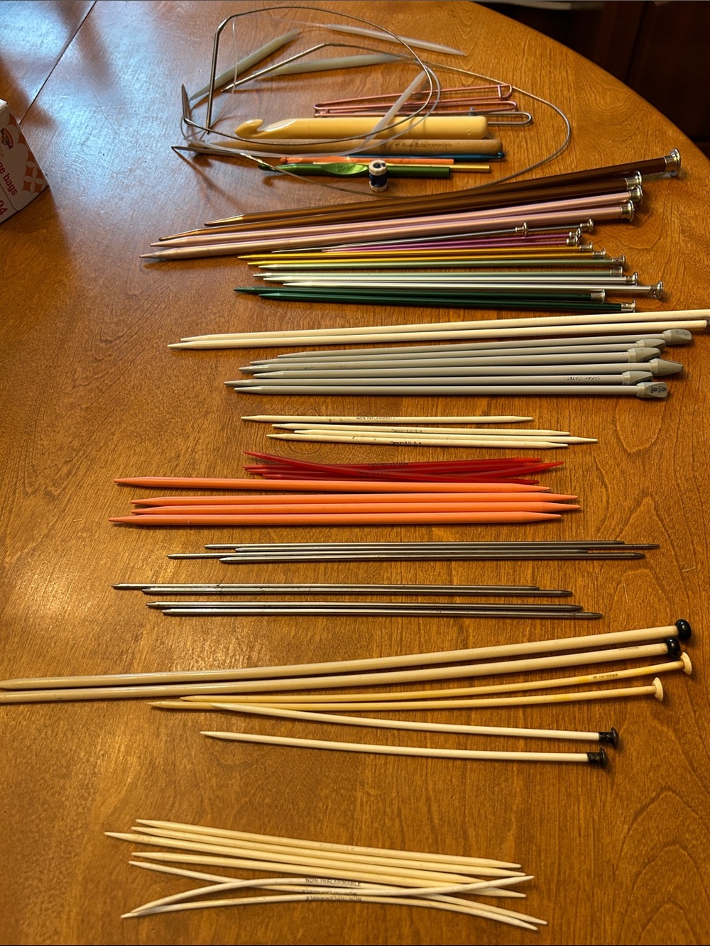 Variety of Knitting Needles and Accessories. Many are Vintage